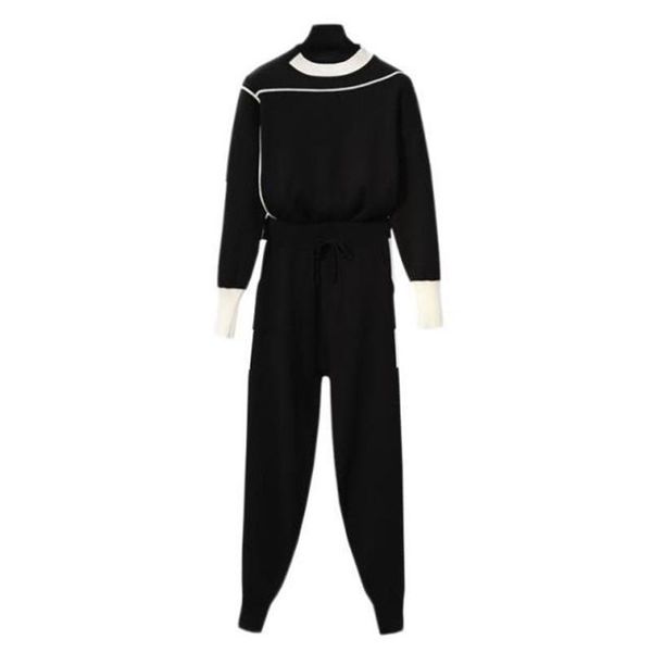women's two piece pants 2021 autumn big yards woman sweater suits knit casual tracksuits crewneck pullovers+elastic sets female outfits, White
women's two piece pants 2021 autumn big yards woman sweater suits knit casual tracksuits crewneck pullovers+elastic sets female outfits, White
