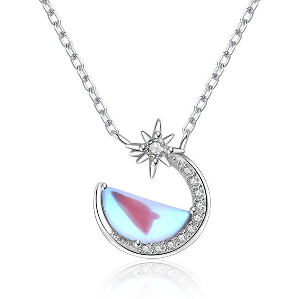 chains moonstone s925 sterling silver necklace women fashion niche moon pendant jewery choker
chains moonstone s925 sterling silver necklace women fashion niche moon pendant jewery choker
