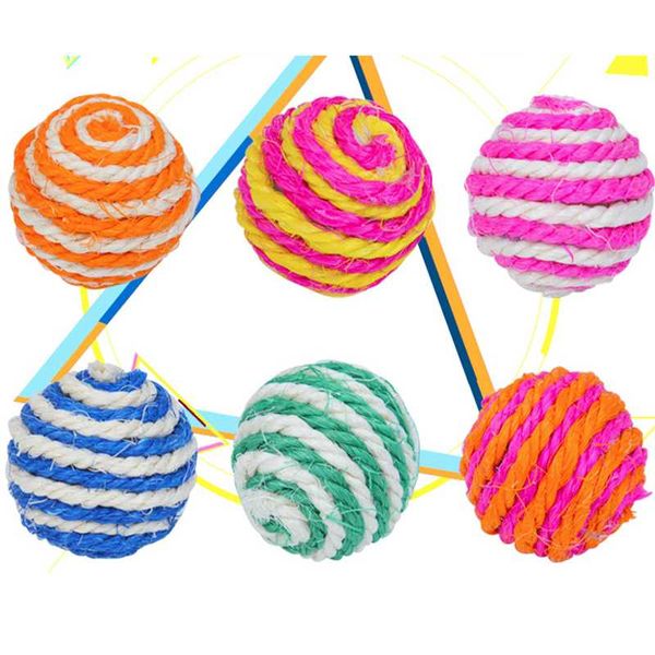 cat toys 1 pcs toy rope catching the ball sisal vocal squeak grinding claw molar wear resistant fun pet
cat toys 1 pcs toy rope catching the ball sisal vocal squeak grinding claw molar wear resistant fun pet