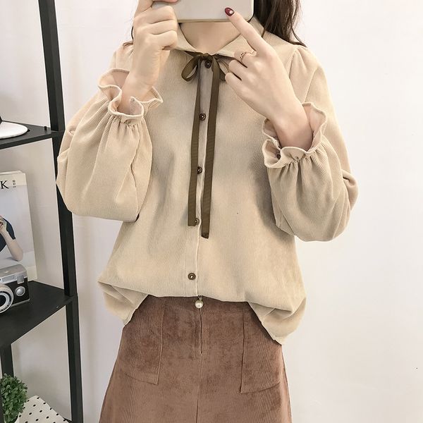 2021 fashion square collar corduroy bow lantern sleeves shirt casual all-match blouses women cute 2gwp, White
2021 fashion square collar corduroy bow lantern sleeves shirt casual all-match blouses women cute 2gwp, White