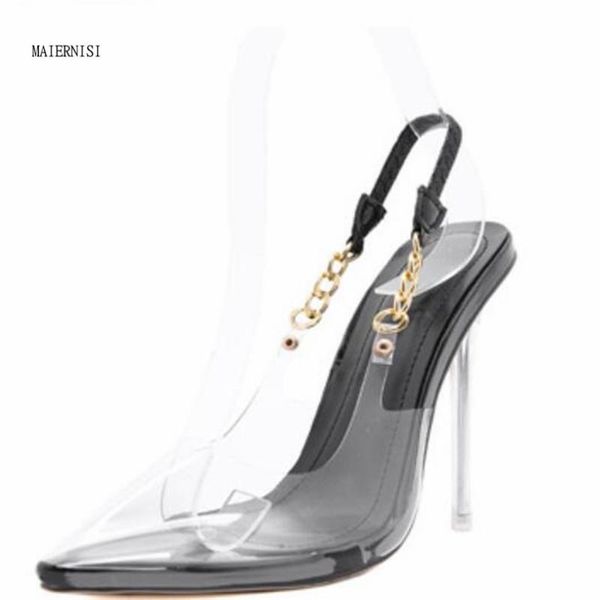 2021 new net red metal chain ladies sandals women's shoes amazing shoes 11cm high heels 4-9, Black
2021 new net red metal chain ladies sandals women's shoes amazing shoes 11cm high heels 4-9, Black