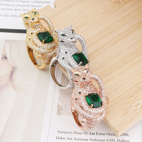 vintage new leopard embracing green stone men's trendy cool ring jewelry full of diamonds hip hop love christmas gifts, Silver
vintage new leopard embracing green stone men's trendy cool ring jewelry full of diamonds hip hop love christmas gifts, Silver