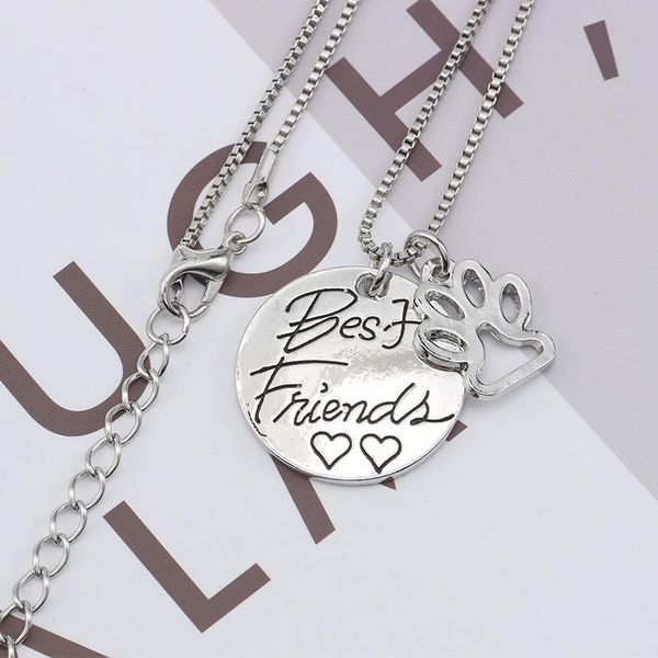 pendant necklaces friends necklace for women metal heart pet dog claw tag friendship animal memorial jewelry gift, Silver
pendant necklaces friends necklace for women metal heart pet dog claw tag friendship animal memorial jewelry gift, Silver