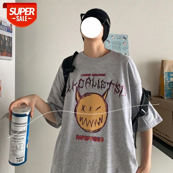 hong kong style japanese pattern men's round neck loose short-sleeved t-shirt couple students #ia7c, White;black
hong kong style japanese pattern men's round neck loose short-sleeved t-shirt couple students #ia7c, White;black