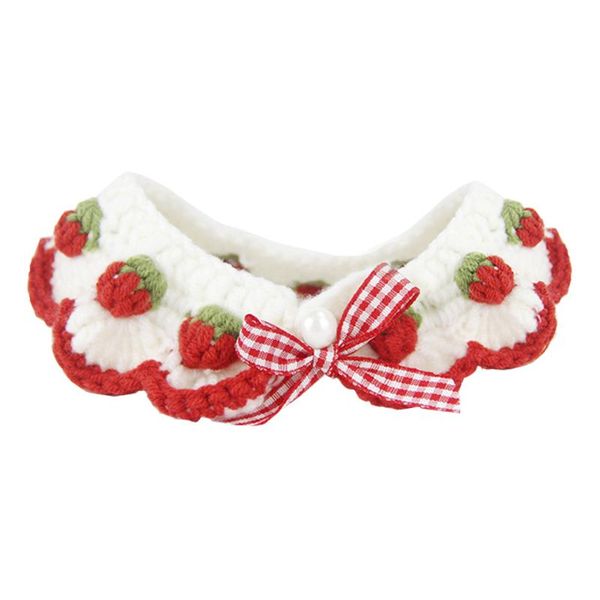 cat costumes handmade collar wool knitted strawberry bib british shorthair garfield accessories small dog
cat costumes handmade collar wool knitted strawberry bib british shorthair garfield accessories small dog
