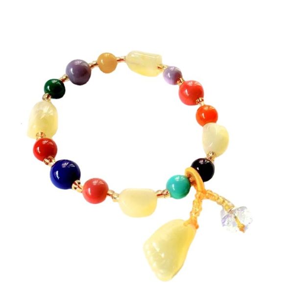strands spring and summer honey wax duobao mixed with single loop bracelet five elements energy crystal bracelet, Black
strands spring and summer honey wax duobao mixed with single loop bracelet five elements energy crystal bracelet, Black