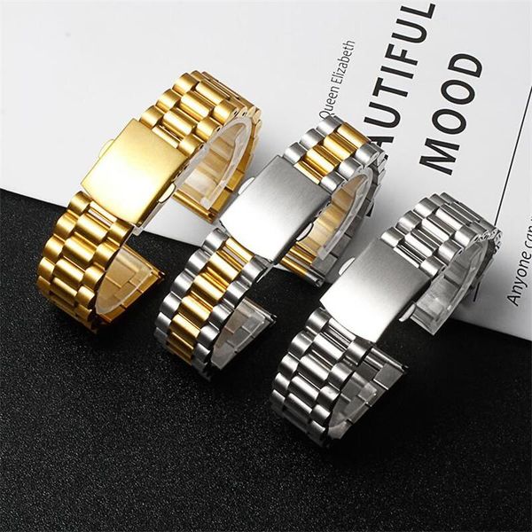 watch bands universal solid stainless steel watchband 18mm 20mm silver gold straight end folding clasp bracelet for brands, Black;brown
watch bands universal solid stainless steel watchband 18mm 20mm silver gold straight end folding clasp bracelet for brands, Black;brown