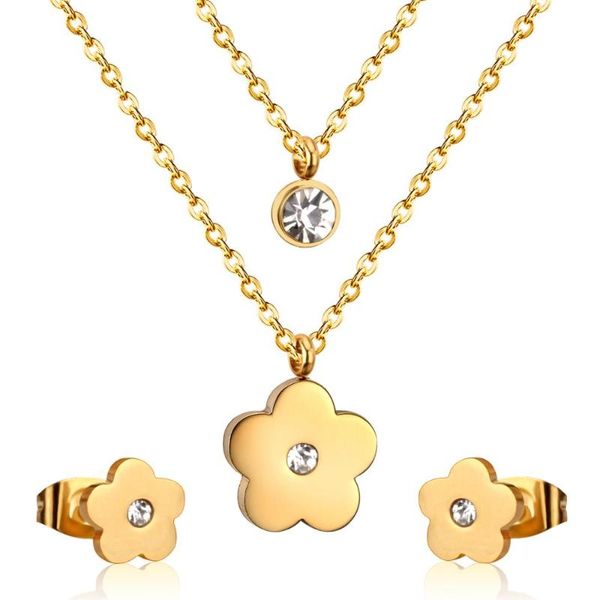 earrings & necklace luxukisskids brand jewelry sets gold color flower pendant cz double chain necklaces dubai jewellery set, Silver
earrings & necklace luxukisskids brand jewelry sets gold color flower pendant cz double chain necklaces dubai jewellery set, Silver