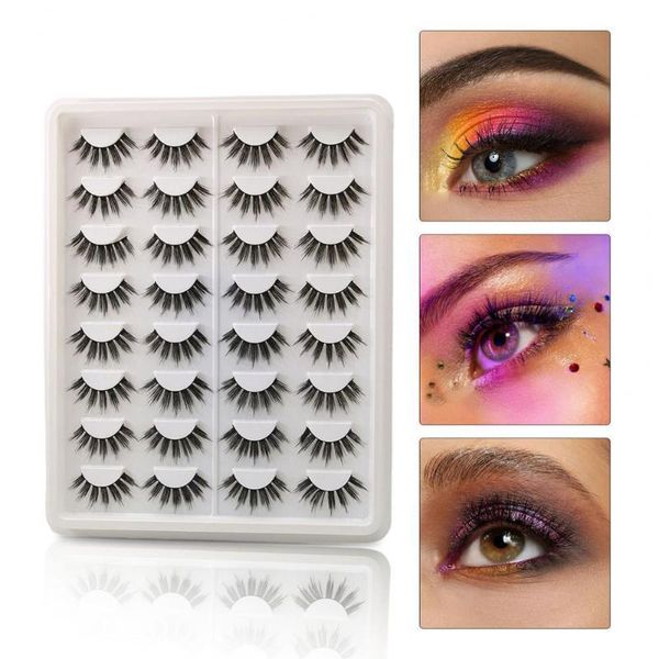 false eyelashes 16pairs simple operation curled fiber makeup extensions eye lashes for girls
false eyelashes 16pairs simple operation curled fiber makeup extensions eye lashes for girls