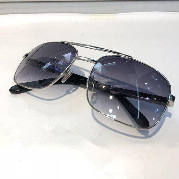 new simple design men's summer sunglasses square stereoscopic temple full frame sunglasses uv400 protective gold-plated frame 0260, White;black
new simple design men's summer sunglasses square stereoscopic temple full frame sunglasses uv400 protective gold-plated frame 0260, White;black