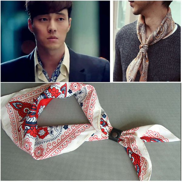 designer version of men's women's headscarves, small square polyester scarves, business spring and summer, Blue;black
designer version of men's women's headscarves, small square polyester scarves, business spring and summer, Blue;black