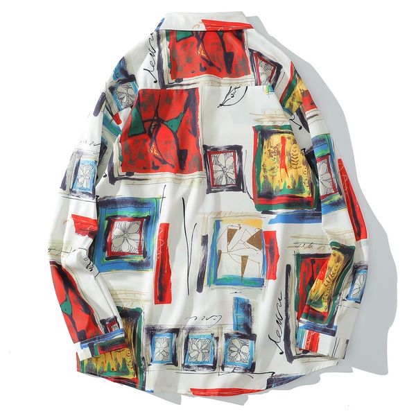 hip 2021 new hop hawaiian beach shirts autumn picture graffiti harajuku streetwear vintage long sleeve shirt men cotton loose w4n6, White
hip 2021 new hop hawaiian beach shirts autumn picture graffiti harajuku streetwear vintage long sleeve shirt men cotton loose w4n6, White