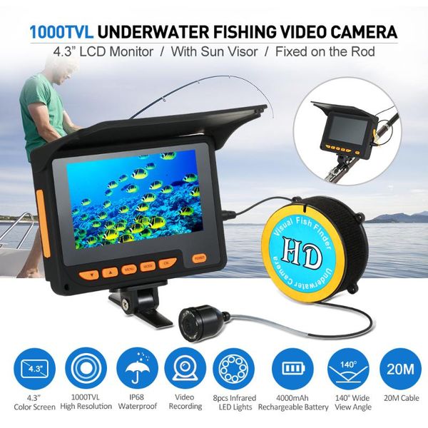 cable 1000tvl fish finder underwater 7'' lcd fishing video camera monitor 12 led fishfinder underwater camera pesca
cable 1000tvl fish finder underwater 7'' lcd fishing video camera monitor 12 led fishfinder underwater camera pesca