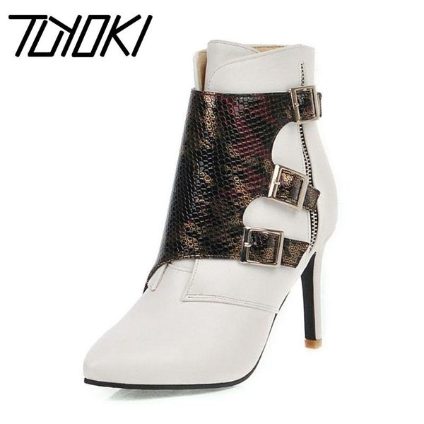 boots tuyoki plus size 31-48 winter women ankle ladies motorcycle snakeskin pattern zipper work buckle shoes woman, Black
boots tuyoki plus size 31-48 winter women ankle ladies motorcycle snakeskin pattern zipper work buckle shoes woman, Black