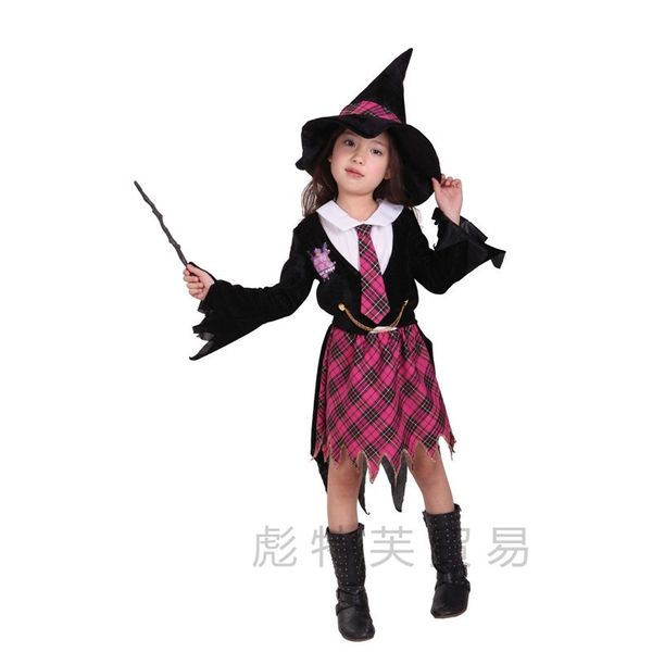 halloween cosplay costume children's witch cloak harry potter magic student costume, Black;red
halloween cosplay costume children's witch cloak harry potter magic student costume, Black;red