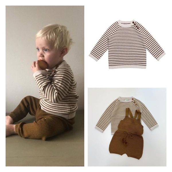 pullover in stock ins2021 boy knit sweater striped children's bottoming shirt warm, Blue
pullover in stock ins2021 boy knit sweater striped children's bottoming shirt warm, Blue
