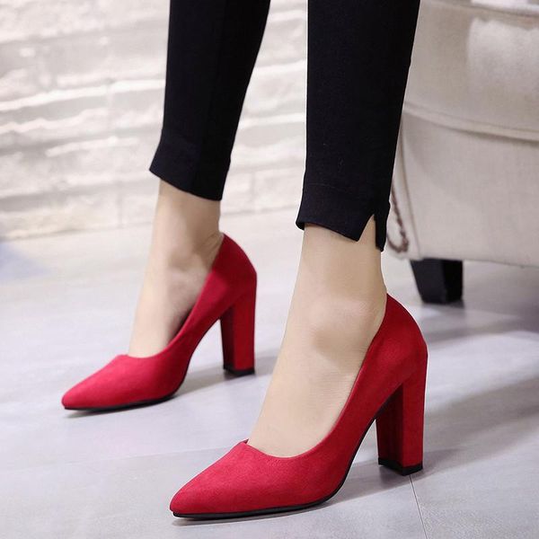 dress shoes 2021 autumn suede shallow mouth 9cm high heel single fashion solid color comfortable heels., Black
dress shoes 2021 autumn suede shallow mouth 9cm high heel single fashion solid color comfortable heels., Black