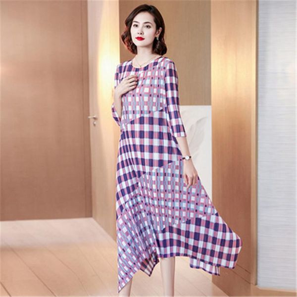 casual dresses 2021 spring ladies miyak long-sleeved dress fashionable and comfortable pleated loose large size slim mid-length party, Black;gray
casual dresses 2021 spring ladies miyak long-sleeved dress fashionable and comfortable pleated loose large size slim mid-length party, Black;gray