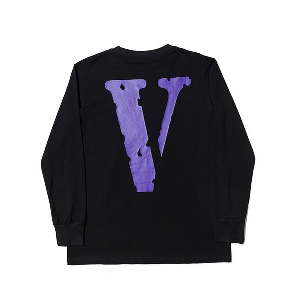 fashion brand life purple label green label big v printing men's and women's casual long sleeve t-shirt autumn, Black
fashion brand life purple label green label big v printing men's and women's casual long sleeve t-shirt autumn, Black