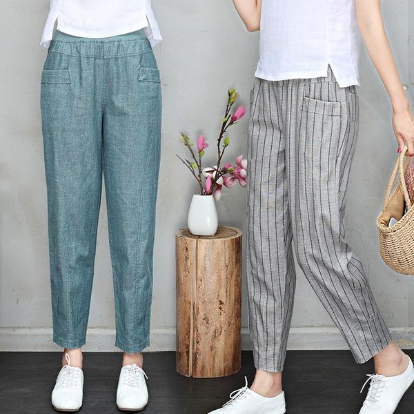 women's pants & capris 2021 spring and summer women thin plus size fashion high waist casual harem female cotton linen loose trousers s, Black;white
women's pants & capris 2021 spring and summer women thin plus size fashion high waist casual harem female cotton linen loose trousers s, Black;white