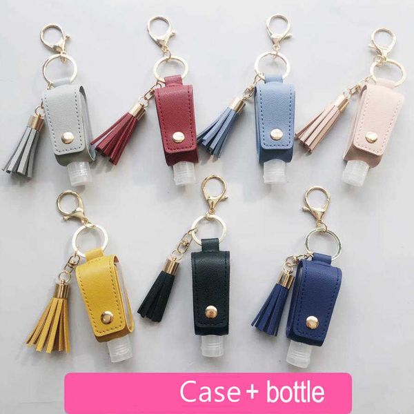 student keychain pu tassel leather pendant case hand sanitizer covers christmas gift 8 colors 80, Red;brown
student keychain pu tassel leather pendant case hand sanitizer covers christmas gift 8 colors 80, Red;brown
