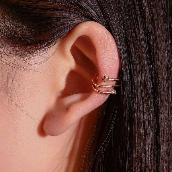 punk simple star clip cuff wrap earrings for women fashion jewelry clip-on earrings non-piercing ear clips accessories eardrop, Silver
punk simple star clip cuff wrap earrings for women fashion jewelry clip-on earrings non-piercing ear clips accessories eardrop, Silver