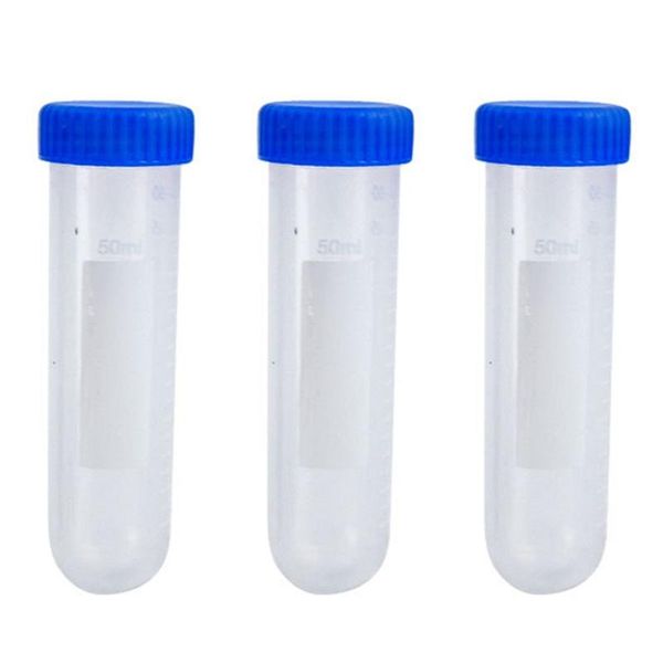 lab supplies professional 50ml centrifuge tubes kit 3pcs/pack with writable white tabs leak-proof screw clear test container
lab supplies professional 50ml centrifuge tubes kit 3pcs/pack with writable white tabs leak-proof screw clear test container