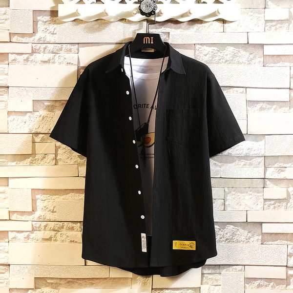 new black white brand 2021 summer men's beach shirt fashion short sleeve casual plus oversize m-4xl 5xl hawaiian eh0n, White;black
new black white brand 2021 summer men's beach shirt fashion short sleeve casual plus oversize m-4xl 5xl hawaiian eh0n, White;black