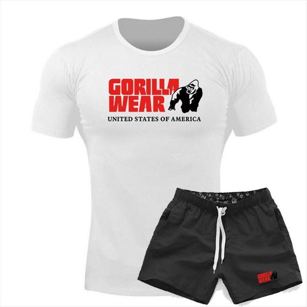 sports gorilla wear suit set men tracksuit fashion spring casual t shirt shorts mens two male, Gray
sports gorilla wear suit set men tracksuit fashion spring casual t shirt shorts mens two male, Gray