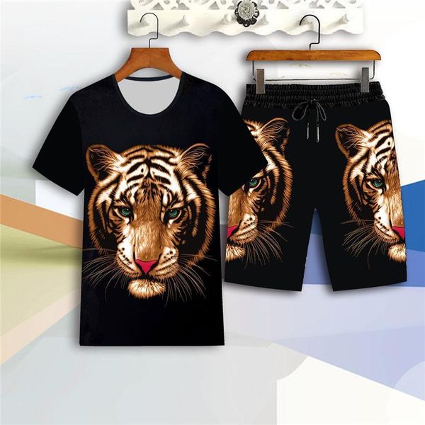 men's tracksuits short-sleeved 2-piece crown printing t-shirt + shorts casual sportswear 3d fashion suit male summer, Gray
men's tracksuits short-sleeved 2-piece crown printing t-shirt + shorts casual sportswear 3d fashion suit male summer, Gray