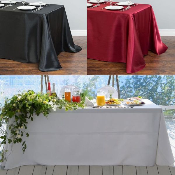white black satin table cloth rectangular tablecloths for dining room l coffee table cover wedding event party decoration
white black satin table cloth rectangular tablecloths for dining room l coffee table cover wedding event party decoration