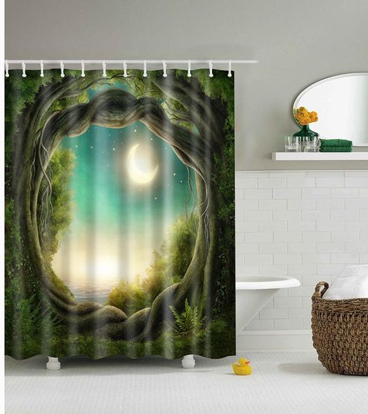shower curtains fantasy bathroom decoracion moon landscape curtain round wooden door cortinas de dormitorio green tree
shower curtains fantasy bathroom decoracion moon landscape curtain round wooden door cortinas de dormitorio green tree