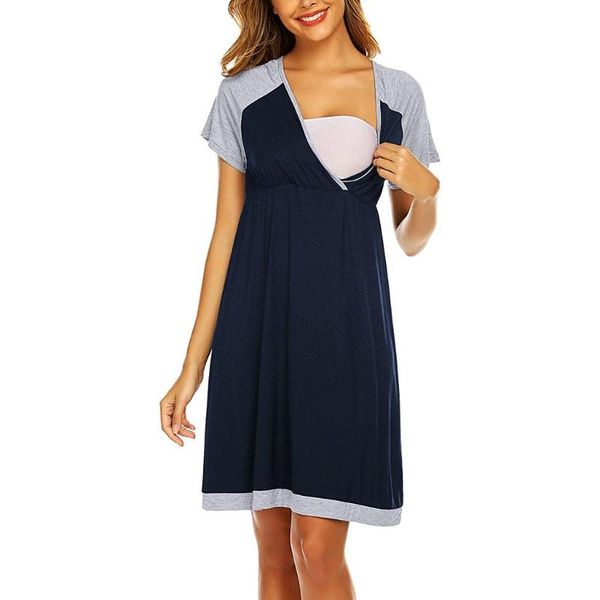 muqgew solid plus size dress pregnant maternity sleepwear breastfeeding dresses summer nursing baby clothes, White
muqgew solid plus size dress pregnant maternity sleepwear breastfeeding dresses summer nursing baby clothes, White