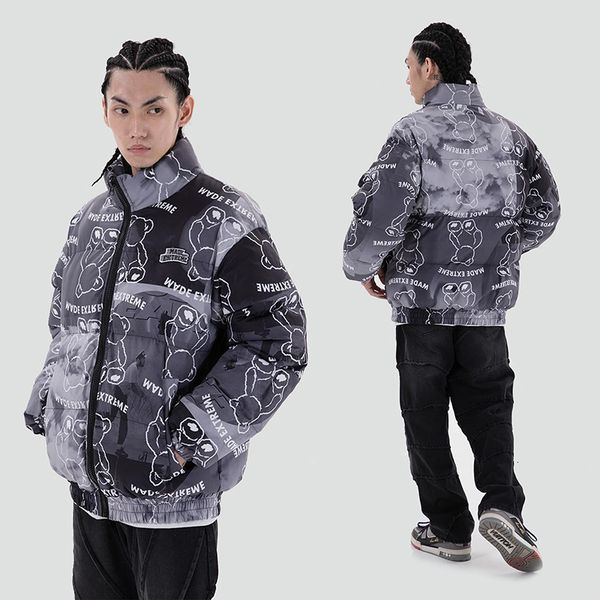 2021 new impresso completa urso suporte casaco de inverno dos homens grosso bluso streetwear oversize parka solto casual outwear acolchoado, Black
2021 new impresso completa urso suporte casaco de inverno dos homens grosso bluso streetwear oversize parka solto casual outwear acolchoado, Black