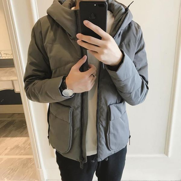 men's coat 2020 winter new korean fashion short thickened young men's down jacket thickened cotton padded jacketwinter, Black
men's coat 2020 winter new korean fashion short thickened young men's down jacket thickened cotton padded jacketwinter, Black