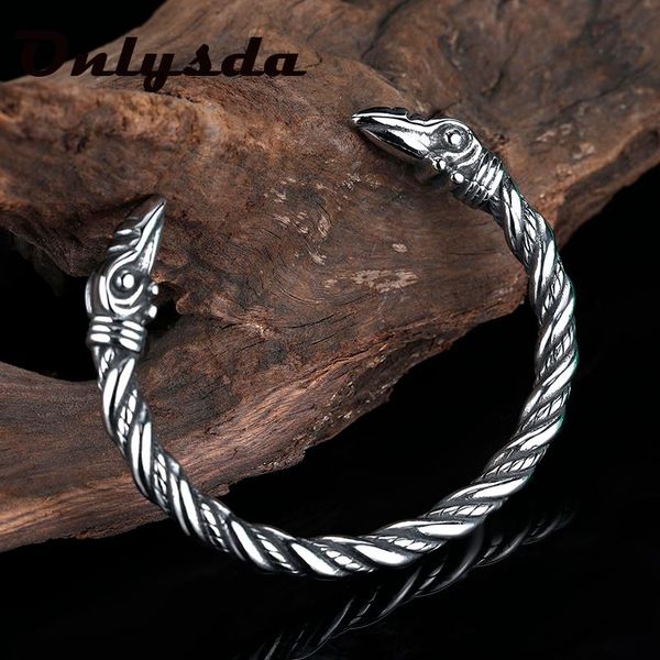 link, chain stainless steel nordic viking norse raven bracelet adjustable men wristband cuff bracelets for boyfriend gift, Black
link, chain stainless steel nordic viking norse raven bracelet adjustable men wristband cuff bracelets for boyfriend gift, Black