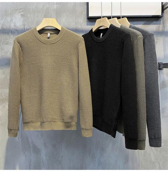 men's sweaters 2022 autumn winter men fashion solid color knitted sweater mens long sleeve clothing male streetwear pullovers k61, White;black
men's sweaters 2022 autumn winter men fashion solid color knitted sweater mens long sleeve clothing male streetwear pullovers k61, White;black