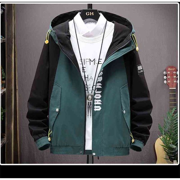 men's work coat 2021 new spring and autumn korean fashion short windbreaker jacket, Black
men's work coat 2021 new spring and autumn korean fashion short windbreaker jacket, Black