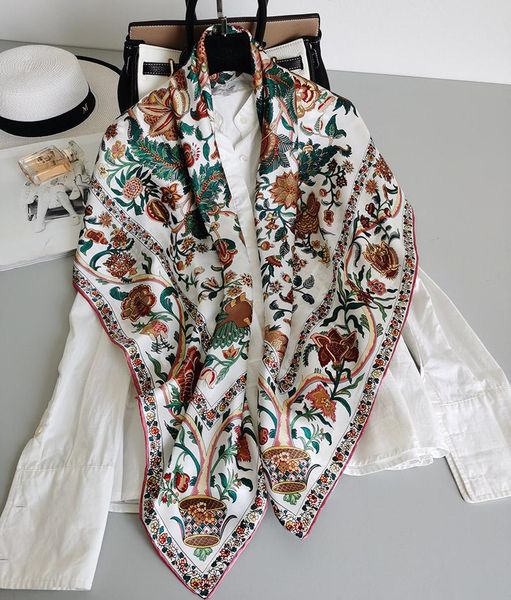 new fashion scarves women's 100% pure silk 12mm satin printed big square scarf wrap kerchief 108cm 42.5" wd011-1, Blue;gray
new fashion scarves women's 100% pure silk 12mm satin printed big square scarf wrap kerchief 108cm 42.5" wd011-1, Blue;gray