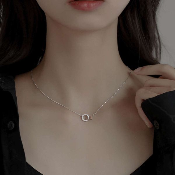 925 sterling silver necklace women's collarbone chain cool wind ins simple temperament light luxury minority design sense
925 sterling silver necklace women's collarbone chain cool wind ins simple temperament light luxury minority design sense