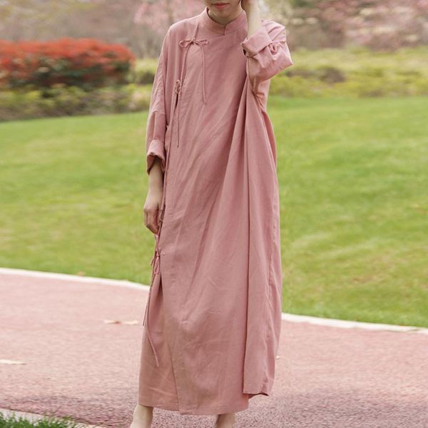 casual dresses fairynatural ladies linen belt robes o neck loose 2021 spring autumn women retro chinese style dress plus size, Black;gray
casual dresses fairynatural ladies linen belt robes o neck loose 2021 spring autumn women retro chinese style dress plus size, Black;gray