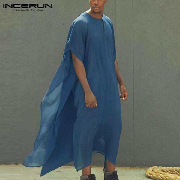 ethnic clothing incerun men muslim jubba thobe solid flare short sleeve loose o neck robes fashion abaya chic dubai arab islamic kaftan 5xl, Red
ethnic clothing incerun men muslim jubba thobe solid flare short sleeve loose o neck robes fashion abaya chic dubai arab islamic kaftan 5xl, Red