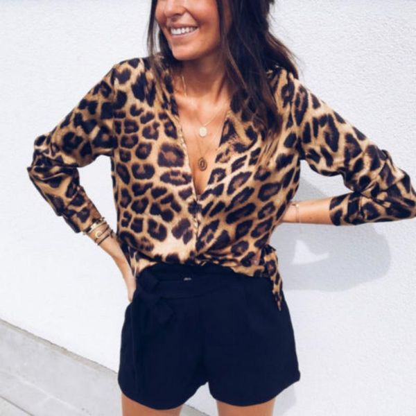 women's blouses & shirts blouse 2021 brand women leopard long sleeve v-neck casual pullover ladies loose, White
women's blouses & shirts blouse 2021 brand women leopard long sleeve v-neck casual pullover ladies loose, White