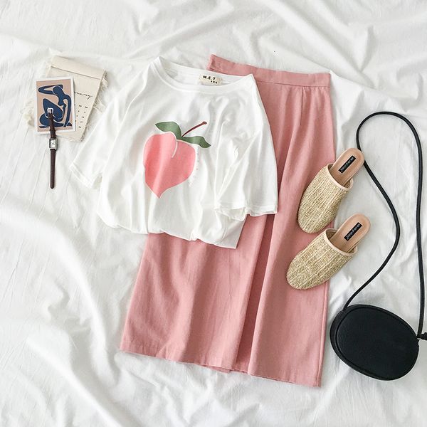 2021 new ulzzang kawaii peach print feminine preppy sweatshirt sweet style loosey short sleeve casual korean schoolgirl summer t e02t, White
2021 new ulzzang kawaii peach print feminine preppy sweatshirt sweet style loosey short sleeve casual korean schoolgirl summer t e02t, White