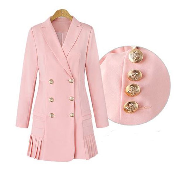 women blazers jackets ol double breasted long dames blazer ladies blazer long sleeves casual outwear plus size, Black;gray
women blazers jackets ol double breasted long dames blazer ladies blazer long sleeves casual outwear plus size, Black;gray