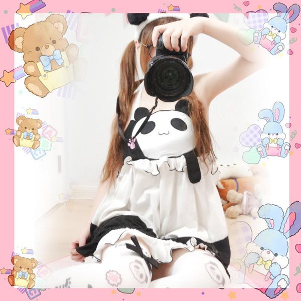 casual dresses nonori sexy&cute guruguru pan panda homewear sleep dress, Black;gray
casual dresses nonori sexy&cute guruguru pan panda homewear sleep dress, Black;gray