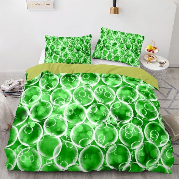 bedding sets green bubble print 3 pieces,1 duvet cover 2 pillowcases, recommend home textiles for single double twin size
bedding sets green bubble print 3 pieces,1 duvet cover 2 pillowcases, recommend home textiles for single double twin size