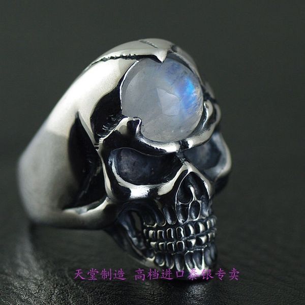 2021 new thai handmade mfor moonstone forehead solid 925 skull s925 sier man ring 2376, Silver
2021 new thai handmade mfor moonstone forehead solid 925 skull s925 sier man ring 2376, Silver