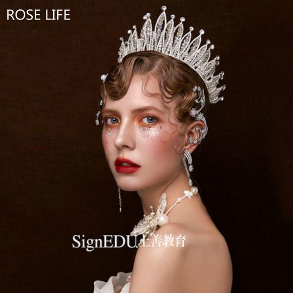 hair clips & barrettes rose life 2021 fashion big crown crystal handmade beaded headdress baroque style bridal jewelry wedding dress accesso, Golden;silver
hair clips & barrettes rose life 2021 fashion big crown crystal handmade beaded headdress baroque style bridal jewelry wedding dress accesso, Golden;silver