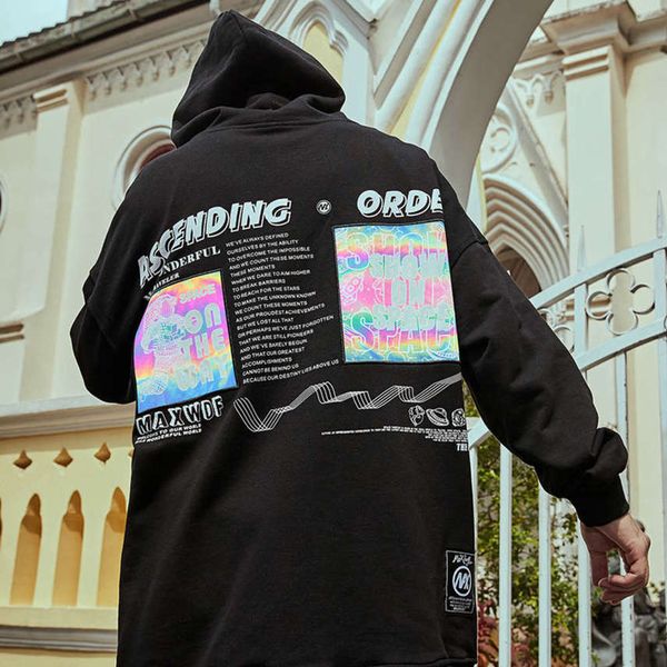 Hip Hop Oversize Sweatshirt Streetwear Harajuku Reflecting spacecraft Printed Trui Men Winter Cats Hoodie Black
Hip Hop Oversize Sweatshirt Streetwear Harajuku Reflecting spacecraft Printed Trui Men Winter Cats Hoodie Black